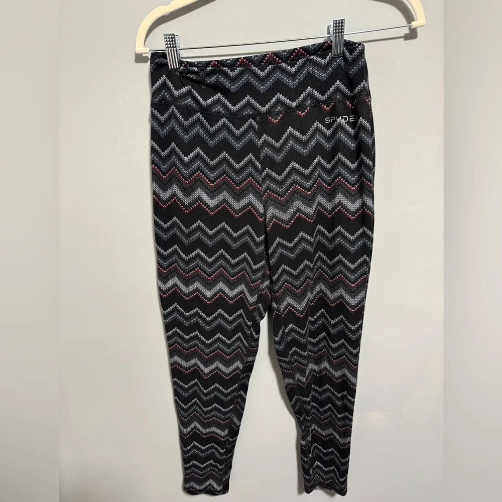 EUC- Spyder- women’s Zigzag Leggings - Size L